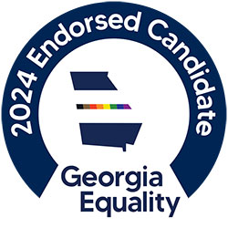 Logo for 2024 Georgia Equality Endorsement