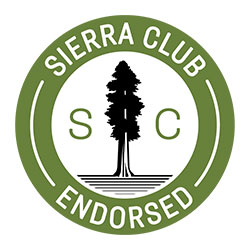 Endorsement logo for Sierra Club